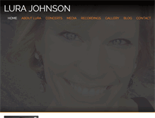 Tablet Screenshot of lurajohnson.com